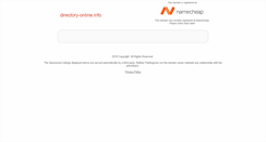 Desktop Screenshot of directory-online.info