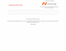 Tablet Screenshot of directory-online.info